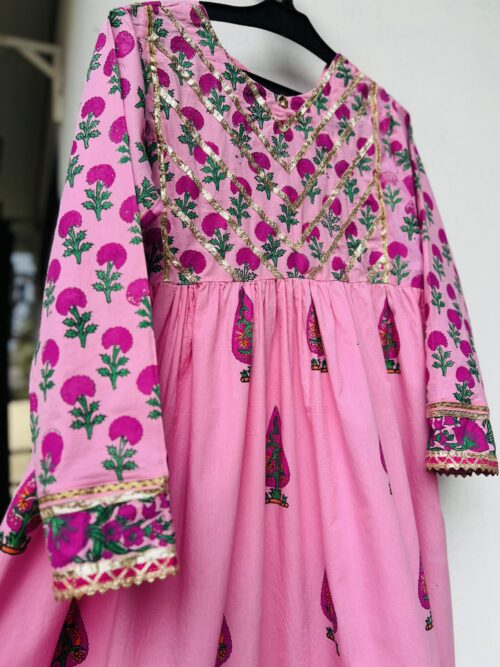 Pink Long Frock